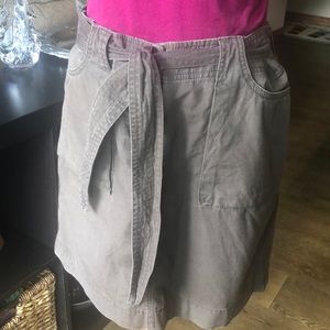 JCrew brown Cotton Skirt